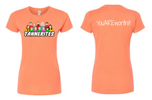 Load image into Gallery viewer, ***NEW NEW NEW*** Tannerites NEW Logo Ladies Jersey Slim Fit T-Shirt