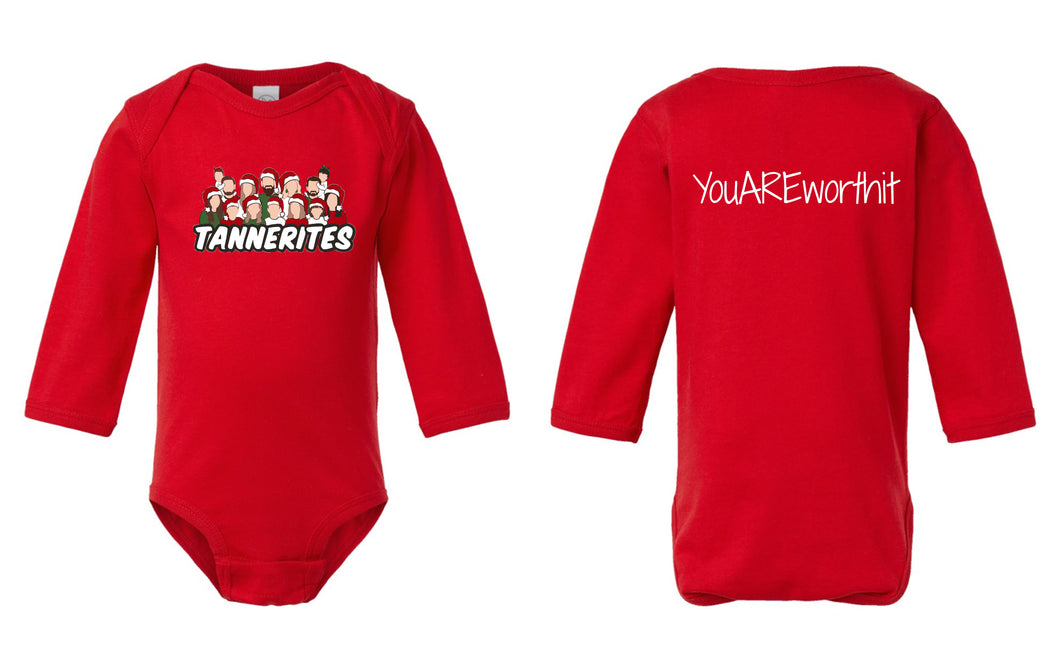 NEW LOGO!!Tannerites Christmas Onsie