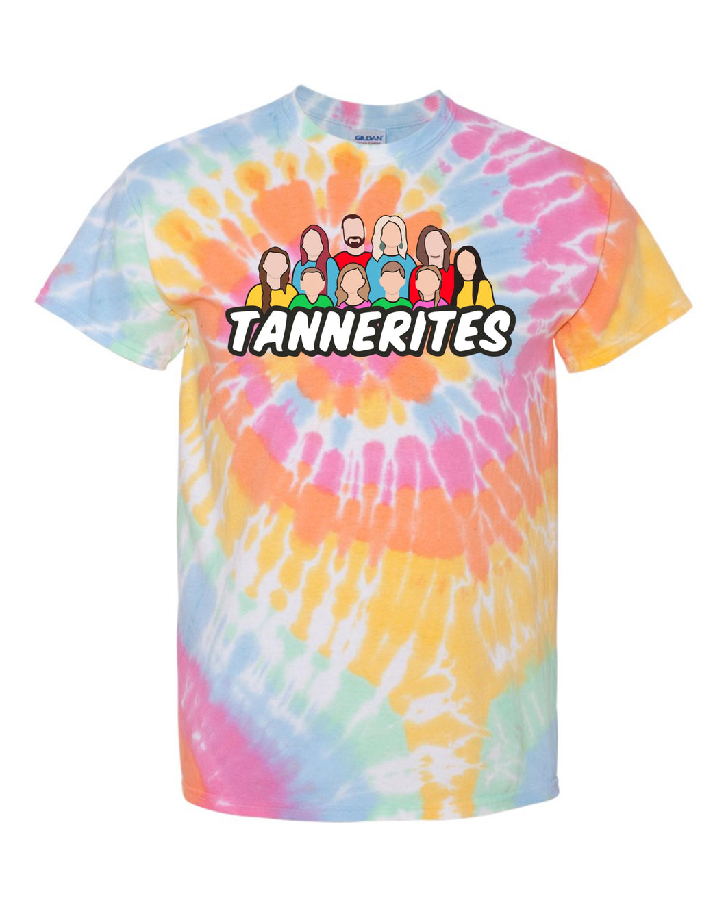 Tie-Dyed Tannerites Shor Sleeve YOUTH T-Shirt Dyenomite 20BMS
